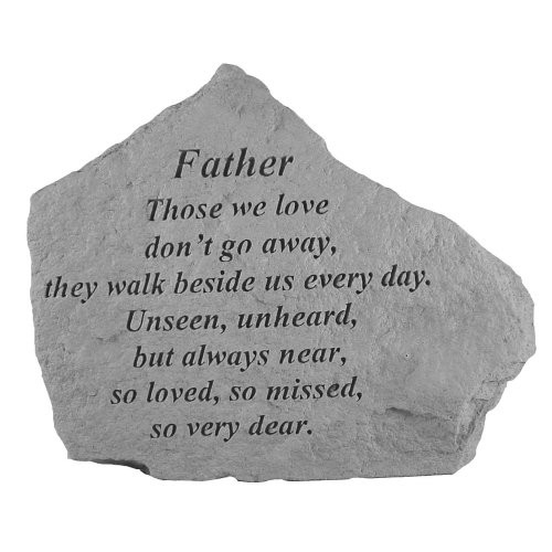 Kay Berry Memorial Stone  Father Those We Love  for Garden Grave Memory Remembrance