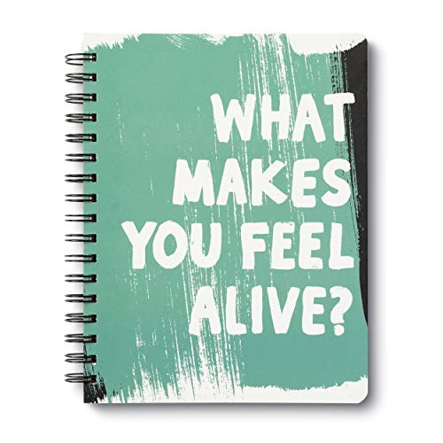 WireO Notebook by Compendium What Makes You Feel Alive?  Softcover 192 Pages 1 EA 7404