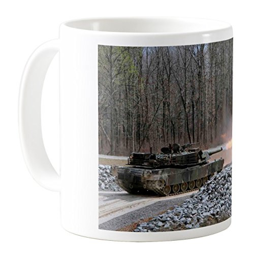 AquaSakura  M1 Abrams Shooting  11oz Ceramic Coffee Mug Tea Cup