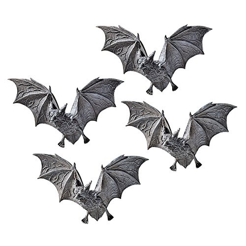 Design Toscano The Vampire Castle Barbarosa Wall SculpturesSet of 4Bat Figure 4 Count
