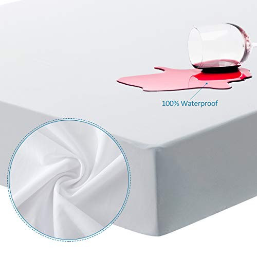 woermeng Cal King Mattress Protector Waterproof Premium Hypoallergenic Mattress Cover Breathable Mattress Pad Cover Vinyl Free woermeng Cal King Mattress Protector Waterproof Premium Hypoallergenic Mattress Cover Breathable Mattress Pad Cover Vinyl Free