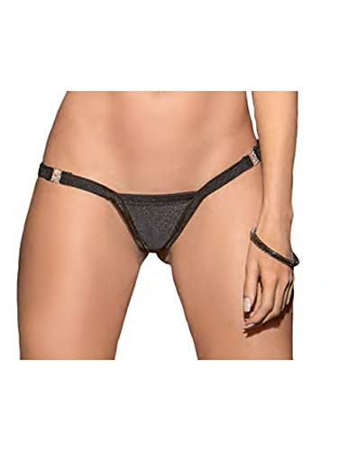 Escante Women s Double Clip Side Deep Thong Ocean Blue One Size