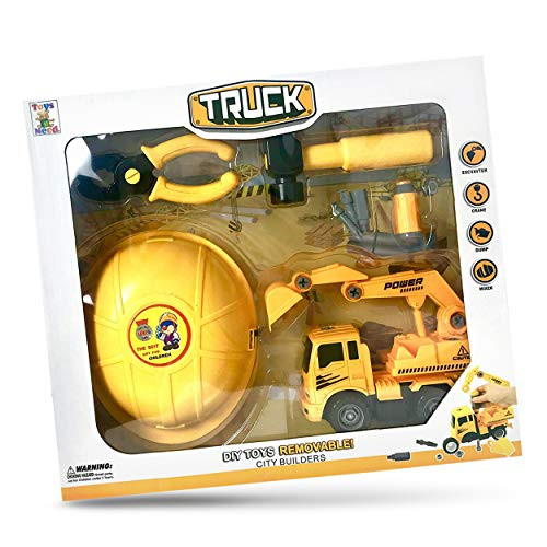 ToysUneed City Builder, Truck and Constructions Tool Set for Children, Gift Set for Boys
