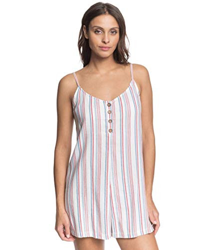Roxy Junior s Coconut Sunshine Romper Blue Heaven Stars Stripes XSmall