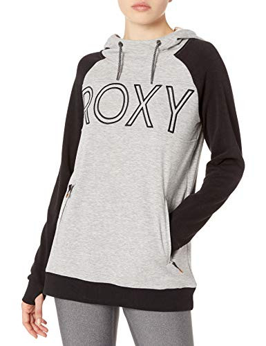 Roxy Snow Junior s Liberty Hoodie Heather Grey M