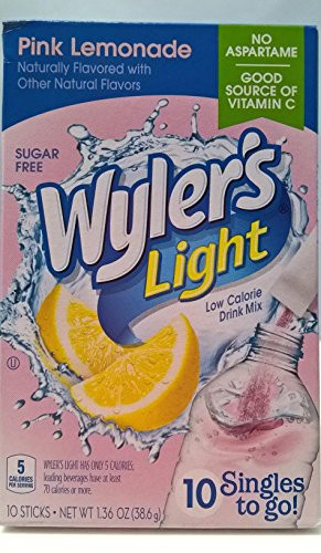 Wyler s Light Singles To Go Pink Lemonade Soft Drink Mix 10ct