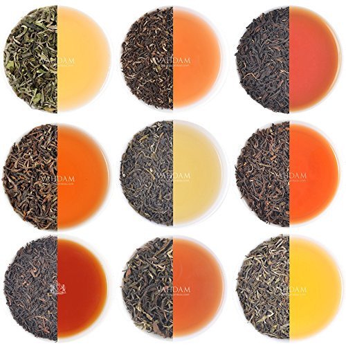 VAHDAM, Darjeeling Tea Sampler - 10 TEAS, 50 Servings | 100% Pure Unblended Darjeeling Tea Loose Leaf | Darjeeling First Flush, Second Flush, Autumn Flush - Brew Hot or Iced - Tea Variety Pack, 3.53oz VAHDAM, Darjeeling Tea Sampler - 10 TEAS, 50 Servings | 100% Pure Unblended Darjeeling Tea Loose Leaf | Darjeeling First Flush, Second Flush, Autumn Flush - Brew Hot or Iced - Tea Variety Pack, 3.53oz
