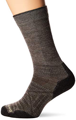 Smartwool PhD Outdoor Light Crew Socks Large Taupe