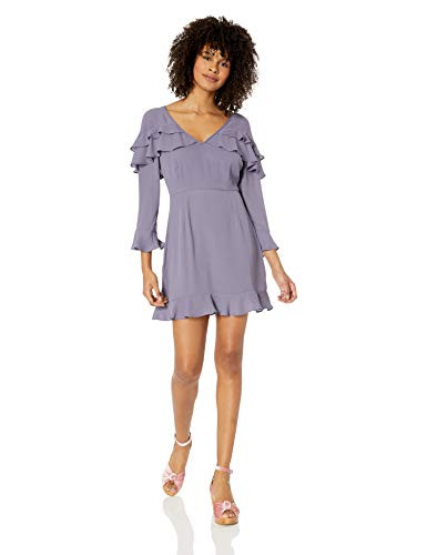 Jack by BB Dakota Junior s Love The Nightlife CDC Ruffle Dress Dusty Plum 4