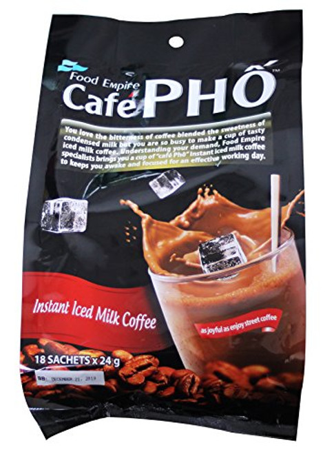 Cafe Pho instant iced Milk Coffee 18 sachets