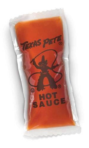 Texas Pete Hot Sauce Packet  7g  50 Pack