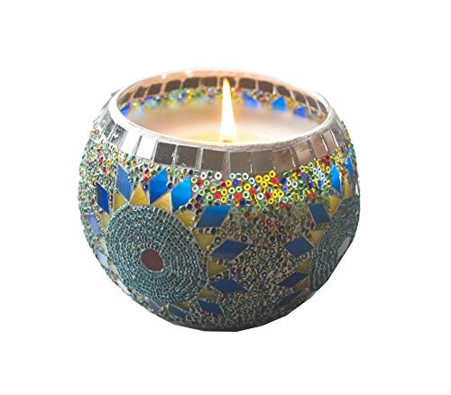 Frespersy Scented Candles Natural Soy Wax with Essential Oil, Lavender Fragrance & Aromatherapy & Stress Relief Handmade Glass Jar, Home Decor (Sun Flower) Frespersy Scented Candles Natural Soy Wax with Essential Oil, Lavender Fragrance & Aromatherapy & Stress Relief Handmade Glass Jar, Home Decor (Sun Flower)