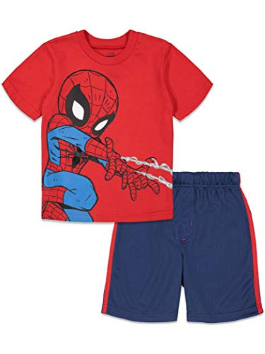 Marvel Superhero Adventures Spiderman Toddler Boys TShirt and Mesh Shorts Set 3T