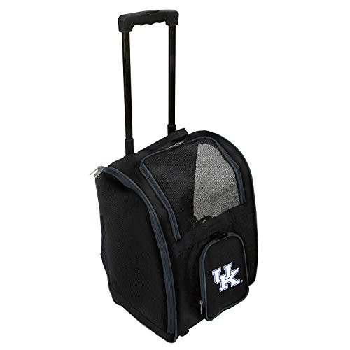Denco NCAA Kentucky Wildcats Premium Wheeled Pet Carrier