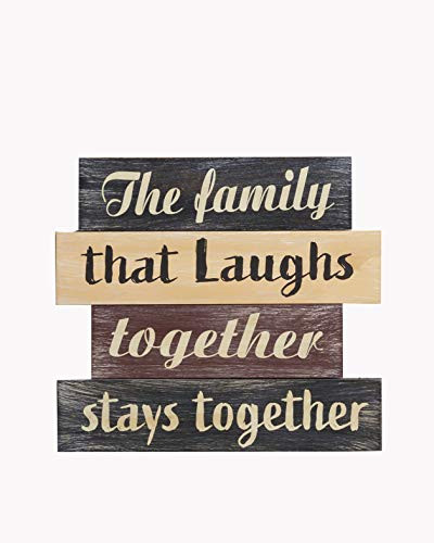 Your Heart s Delight Family That Laughs Together Sign Multi