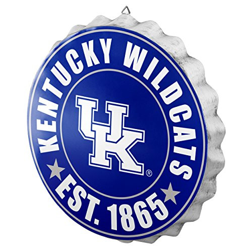 FOCO NCAA Bottle Cap Wall Sign Kentucky Wildcats