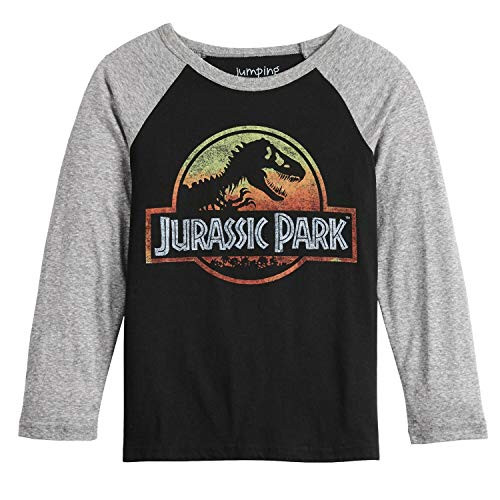 Jumping Beans Boys 412 Jurassic Sunset Graphic Tee Boys 4 Black