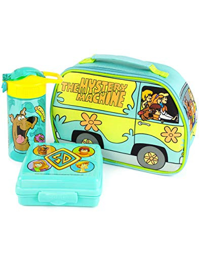 ScoobyDoo Lunchbox Mystery Machine Lunch Bag Bottle and Snack Pot Set