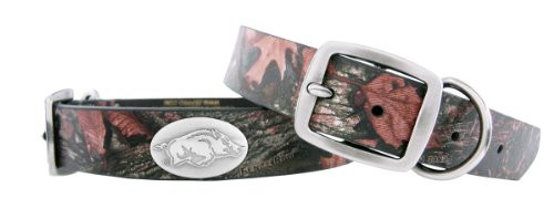 ZepPro Camouflage Leather Concho Pet Collar Arkansas Razorbacks XLarge ZepPro Camouflage Leather Concho Pet Collar Arkansas Razorbacks XLarge