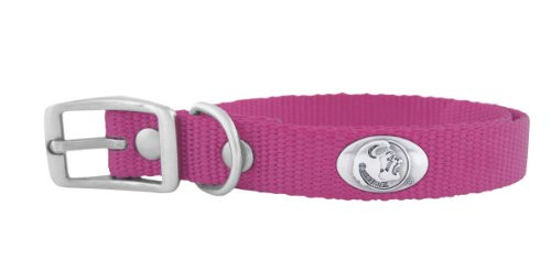 ZEPPRO Pink Nylon Concho Pet Collar Florida State Seminoles XSmall ZEPPRO Pink Nylon Concho Pet Collar Florida State Seminoles XSmall