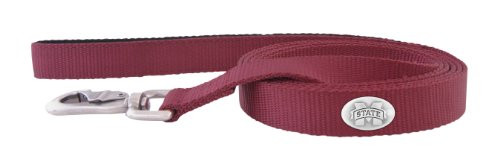 ZEPPRO Maroon Nylon Concho Pet Lead Mississippi State Bulldogs 6Feet ZEPPRO Maroon Nylon Concho Pet Lead Mississippi State Bulldogs 6Feet