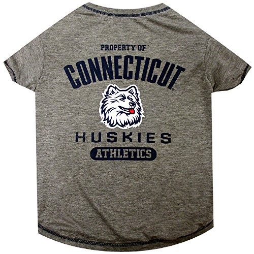 Pets First NCAA Connecticut Huskies Dog TShirt XSmall CT4014XS