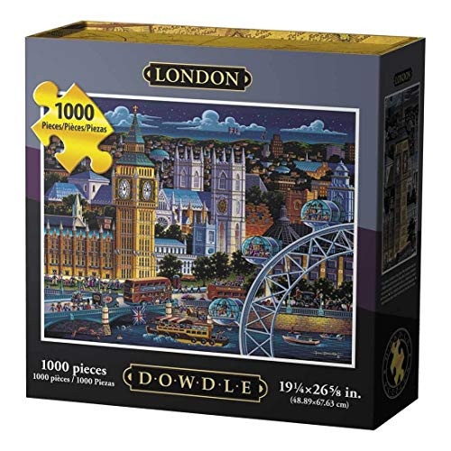 Jigsaw Puzzle - London 1000 Pc By Dowdle Folk Art Jigsaw Puzzle - London 1000 Pc By Dowdle Folk Art