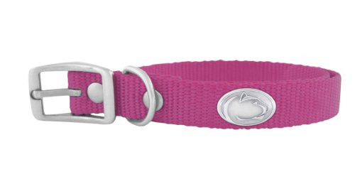 ZEPPRO Pink Nylon Concho Pet Collar Penn State Nittany Lions XSmall ZEPPRO Pink Nylon Concho Pet Collar Penn State Nittany Lions XSmall