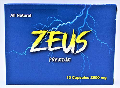 Zeus Premium Natural Male Energy 10 Pills Natural Amplifier for Performance Energy and Endurance