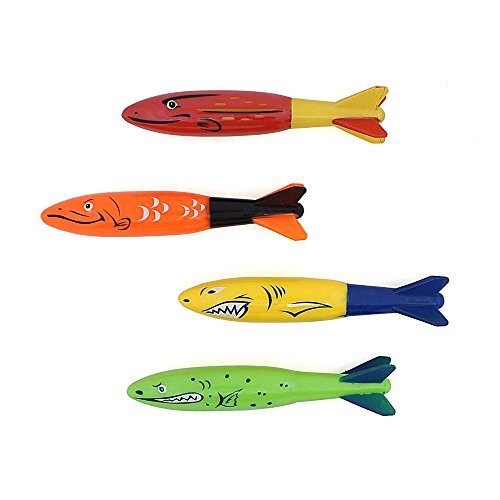 ZHMY Diving Toy Pool Glide Shark Throw Torpedo Underwater Pool Shark RedBluegreen3
