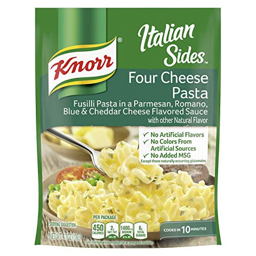 Knorr Pasta Sides For a Delicious Easy Meal Four Cheese Pasta No Artificial Flavors 4 1 oz