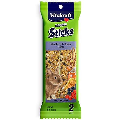 Vitakraft Rabbit Whole Grains Wild Berries Treat Sticks 2 Pack 4 Ounce Vitakraft Rabbit Whole Grains Wild Berries Treat Sticks 2 Pack 4 Ounce