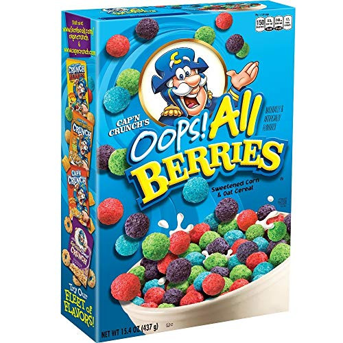 Cap N Crunch Cereal  Oops All Berries  15 4oz