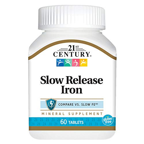21st Century Slow Release Iron Tablets  60 Count
