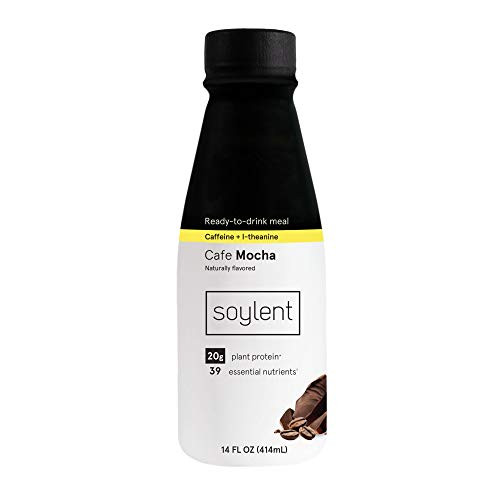 Soylent Cafe Mocha Plant Protein Meal Replacement Shake  14 fl oz  Single Bottle