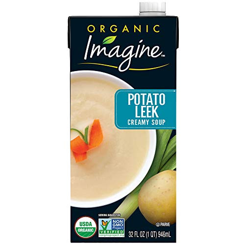 Imagine Organic Creamy Soup  Potato Leek  32 oz   Packaging may Vary