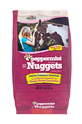 Manna Pro Bite Size Nuggets   Peppermint Flavored Horse Treats   1 Pound