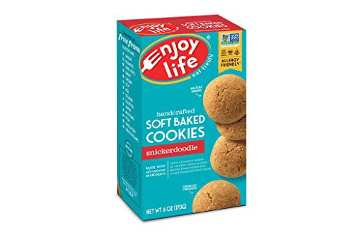 Enjoy Life Soft Baked Cookies Soy free Nut free Gluten free Dairy free Non GMO Vegan Snickerdoodle 1 Box Enjoy Life Soft Baked Cookies Soy free Nut free Gluten free Dairy free Non GMO Vegan Snickerdoodle 1 Box