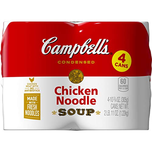 Campbell s Condensed Chicken Noodle Soup 10 75 oz Can 10 75 Ounce Pack of 4 Campbell s Condensed Chicken Noodle Soup 10 75 oz Can 10 75 Ounce Pack of 4