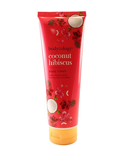 Bodycology Coconut Hibiscus Moisturizing Body Cream   8 Oz