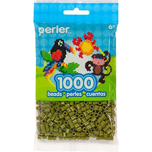 Perler  Olive Green Fuse Beads for Crafts  1000pcs  1000 Count