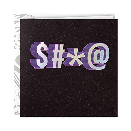 Hallmark Good Mail Thinking of You Card Encouragement Card Sympathy Card Cuss Words 399RZJ1021 Hallmark Good Mail Thinking of You Card Encouragement Card Sympathy Card Cuss Words 399RZJ1021