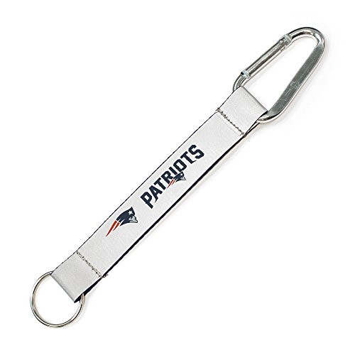 aminco NFL New England Patriots Reflective Carabiner Lanyard Keychain