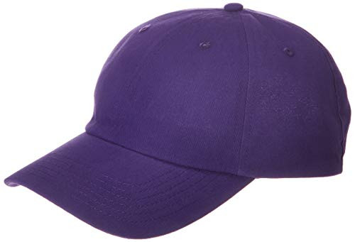 Marky G Apparel Brushed Twill Cap  Purple  Adjusta