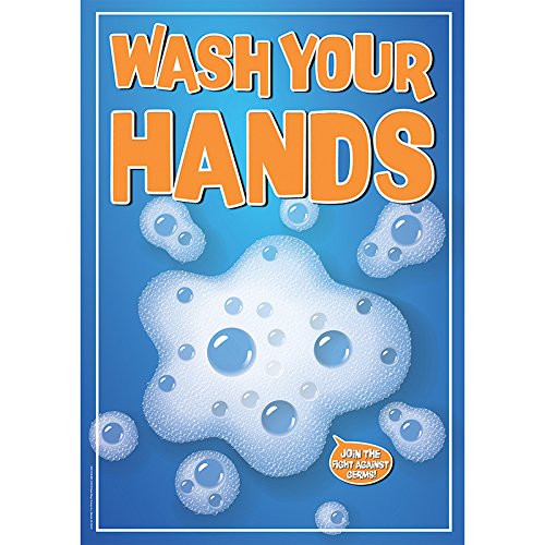 Eureka Classroom Posters  Measures  13  x 19    Wash Your Hands