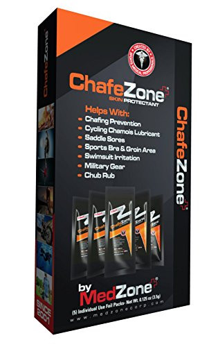 Chafezone Skin Protectant  Anti Chafe Stick Stick  Anti Chafing  Prevents Chafing   1 8 oz  3 5gm  5 Pack Box