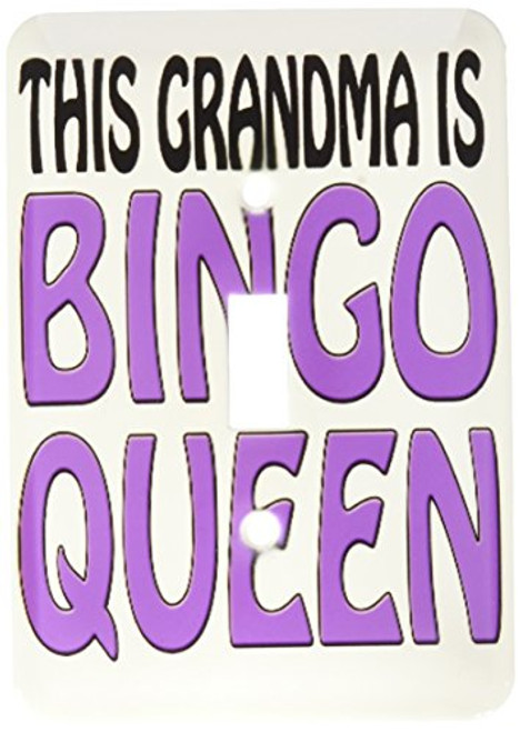 3dRose lsp 149773 1 This Grandma Is Bingo Queen Purple Single Toggle Switch 3dRose lsp 149773 1 This Grandma Is Bingo Queen Purple Single Toggle Switch
