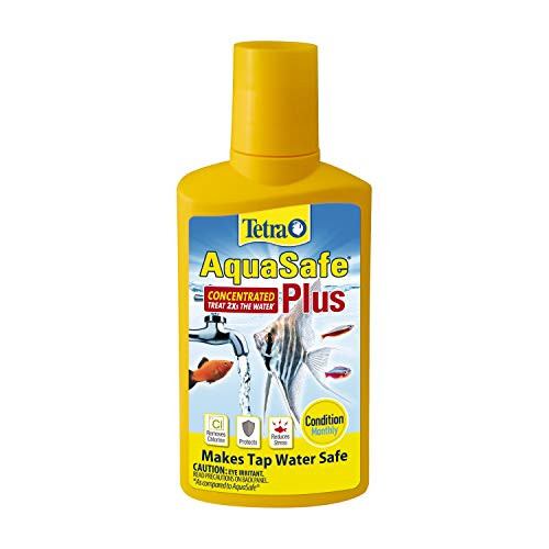 Tetra AquaSafe Plus 1 69 Ounces  aquarium Water Conditioner And Dechlorinator