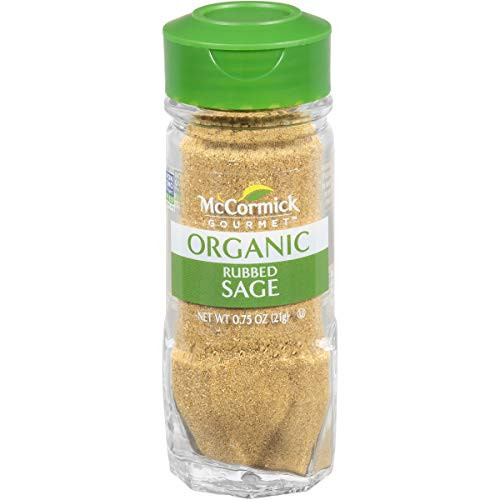 McCormick Gourmet Organic Rubbed Sage  0 75 oz