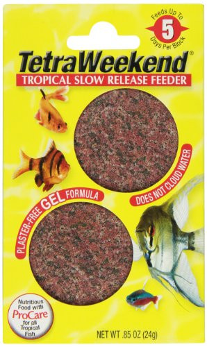 Tetra 77151 TetraWeekend Tropical Slow Release 5 Day Feeder  2 Pack